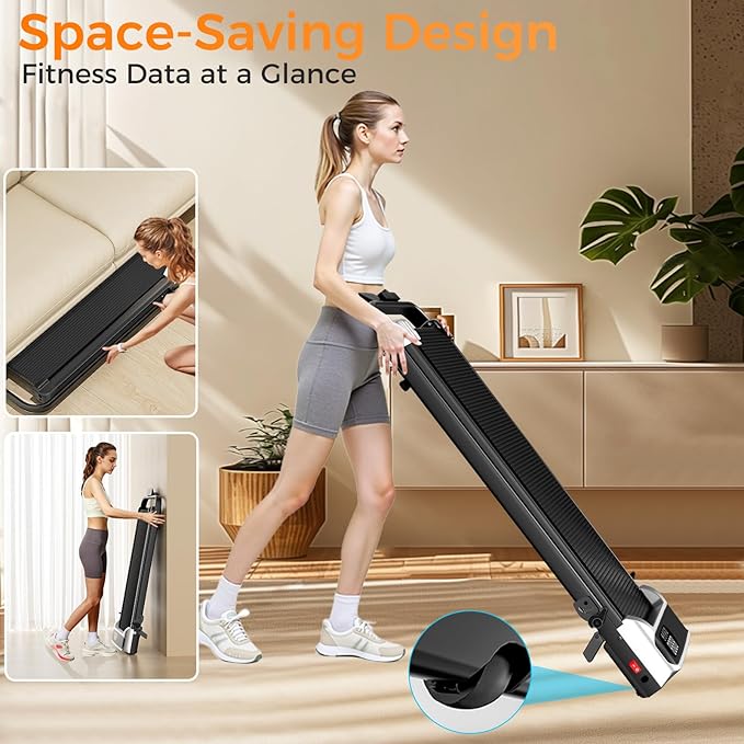 Cushioned, joint‑friendly walking deck