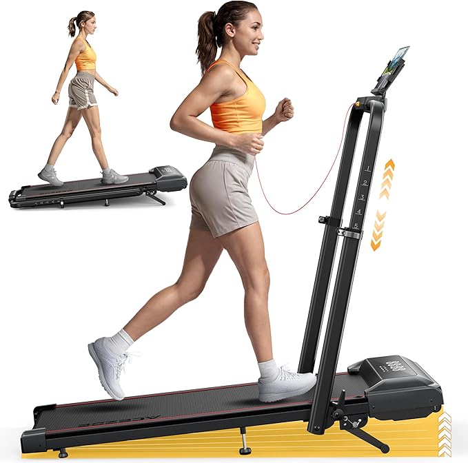 Kiddoza 2‑in‑1 Foldable Treadmill 3865 (1–12 km/h)